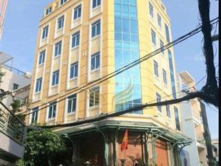 54 tỷ hạ về 45 tỷ building hầm 7 tầng góc 2 mt nguyễn hiền, q3  dt 10x16m  hđt 220tr/th  pccc