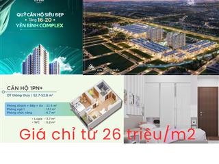 Sở hữu căn hộ 2 phòng ngủ tại yên bình complex chỉ từ 499 triệu