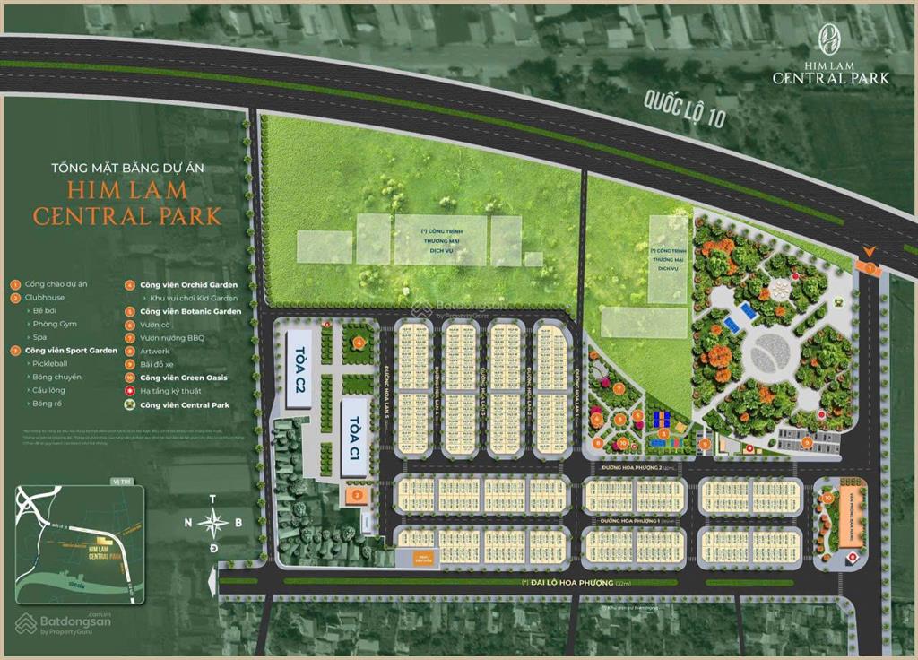 Bán liền kề 60m2 dự án him lam central park