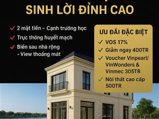 Bán Shop Góc 2 mặt tiền vị trí vàng, sinh lời đỉnh cao