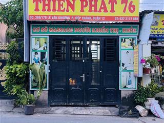 Nhà shr 4m x 22m mặt tiền đường liên khu 25 phường hiệp thành quận 12