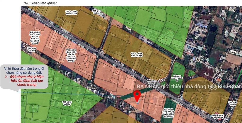 Giá rẻ so ở bình chánh chủ bán đất full thổ cư ngang 5m 122m2 hẻm ô tô 80m ra đường hoàng phan thái