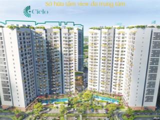 Giá thật 100% căn hộ 50m2 2 pn 1wc view thành phố giá 1ty609tr, trả trước 300tr nhận nhà, vay 75%