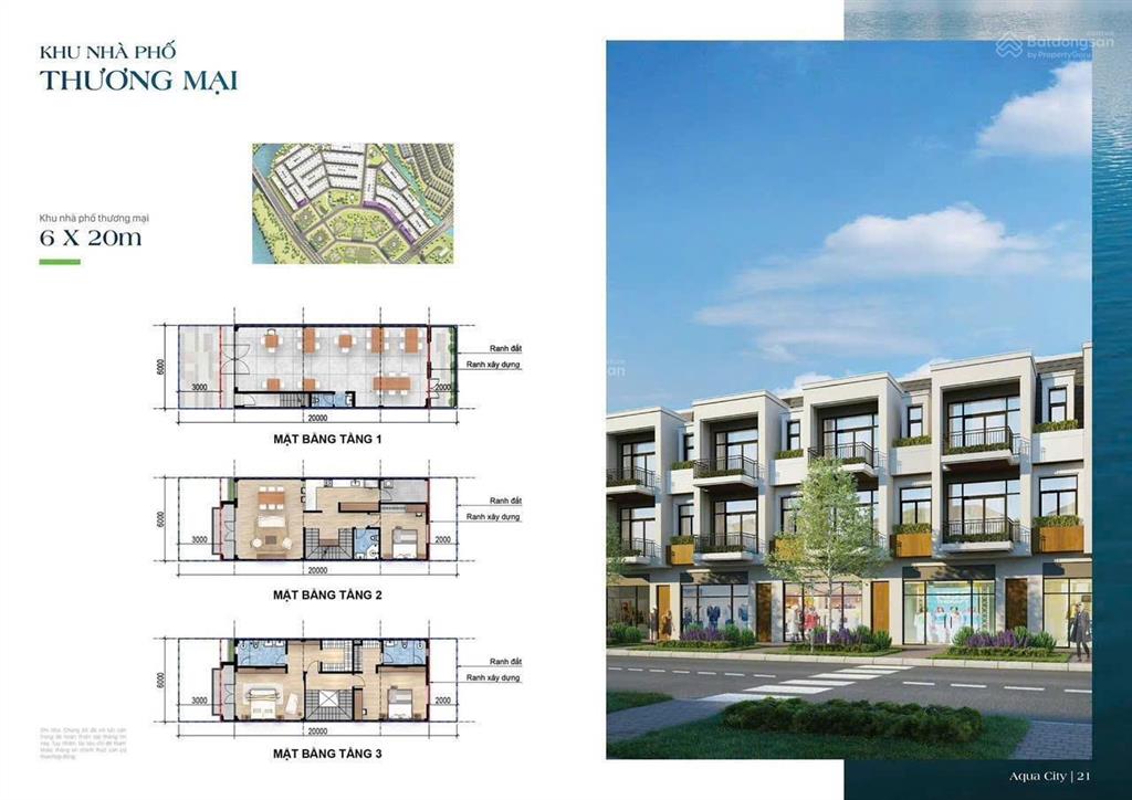 Shophouse mặt tiền trục đường 22m khu suite  trung tâm aqua city, giá 8,9 tỷ full.  0974 597 ***