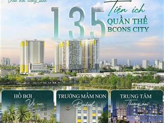 Bán căn hộ bcons city đường thống nhất sổ riêng
