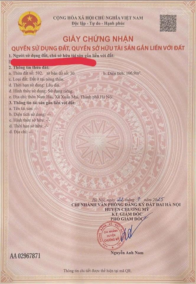 Nam phương tiến 106.9m2 mt gần 9m. đường thông, vị trí gần như lô góc, hai mặt đường
