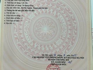 Bán đất tại phú nghĩa, 33 triệu/m2, 120 m2, mặt tiền 6.24m, lô góc 2 mặt, cách ql6 200 m