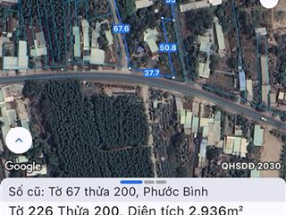 Kẹt vốn bán lô đất 2936m2 giá 35,232 tỷ xã phước thái, long thành đồng nai