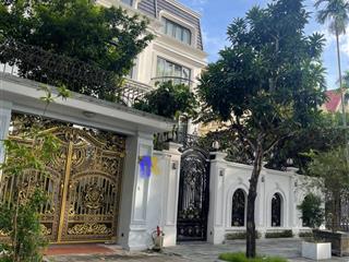 Bán biệt thự tây nam linh đàm bùi quốc khái 286m2  mặt tiền 10m  kinh doanh nhà hàng, văn phòng