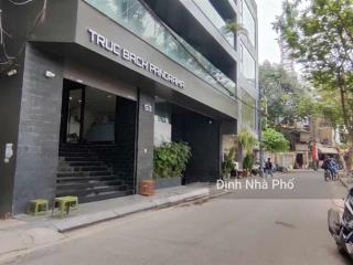 Gà đẻ trứng vàng 200,64 tr/th tòa 10 tầng hầm mặt phố trúc bạch 112m2 mt 9.5m  view hồ cực đẹp