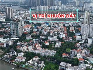 Bán đất siêu đẹp khu biệt thự eden thảo điền quận 2  giá 116 tỷ   0937 921 ***