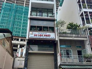 Nán nhà mặt tiền đề thám 6 lầu phường cầu ông lãnh hđt 77tr/th giá 62 tỷ