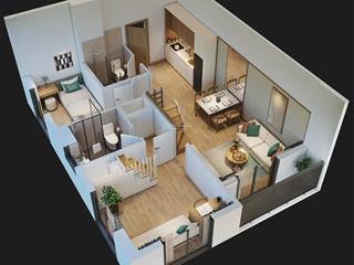 Tìm đâu ra căn hộ lên tới 5pn mà giá chỉ nhỉnh 2 tỷ, căn góc 2 mặt thoáng