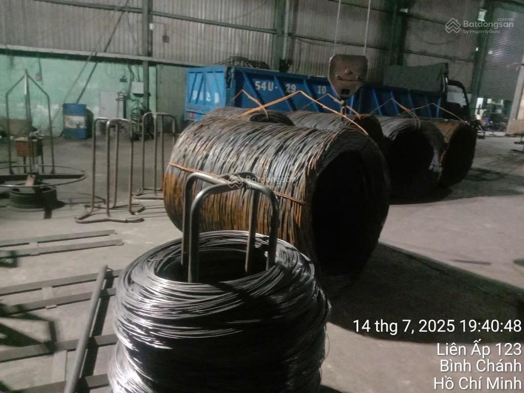 Bán xưởng 1710m2 (41x40m) mặt tiền liên ấp 123 gần võ văn vân giá 69 tỷ