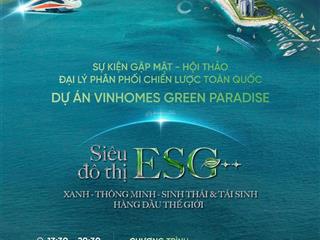 Vinhomes green paradise cần giờ, bđs cao tầng, thấp tầng, nhà ở & nghỉ dưỡng
