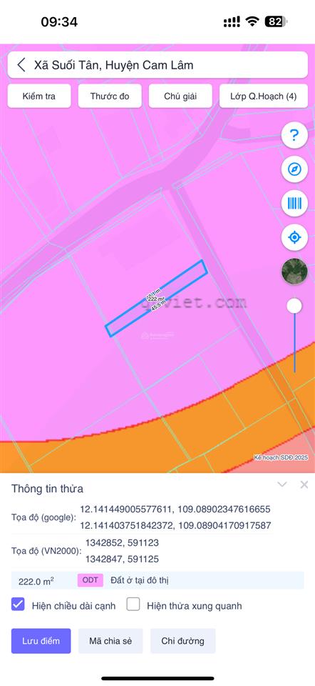 Cần bán đất quy hoạch an toàn suối tân
