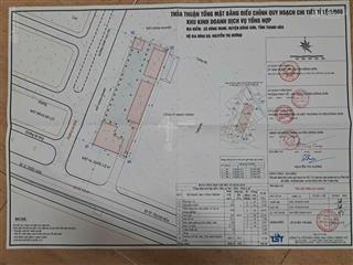 Chuyển nhượng lô đất cực hiếm 2 mặt tiền vị trí đắc địa kinh doanh dịch vụ thương mại tổng hợp