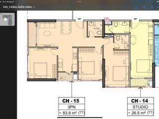 Chuyển nhượng vinhomes ocean park, paris 3pn dt 84m2, tầng trung, giá 5.9x tỷ, /zl 0822 687 ***