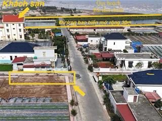Bán đất nền tại quất lâm diện tích 100m2 mặt tiền 6m giá chỉ hơn 1.x tỷ/1 lô