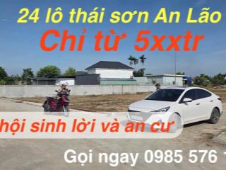 Bán đất 65m2 tại xã thái sơn, an lão, hải phòng, giá ưu đãi 550 triệu