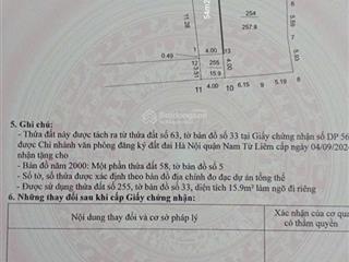 Bán đất giao quang, 10 tỷ, 54m2, giá ưu đãi tại nam từ liêm, hà nội