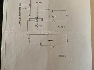 Bán nhà mặt tiền trương công định, p.14, q. tân bình giá 24 tl