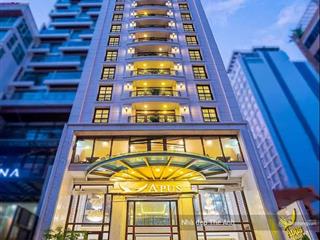 Bán tòa nhà căn hộ dòng tền mặt phố nguyễn hữu thọ, hoàng mai, 250m2, 10 tầng, 2 mặt phố, view hồ
