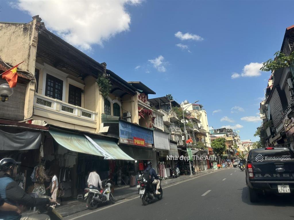 Thật 100%! viên kim cương xanh duy nhất! mặt phố hàng ngang, hàng đào 165m2, mt gần 6m, 412 tỷ