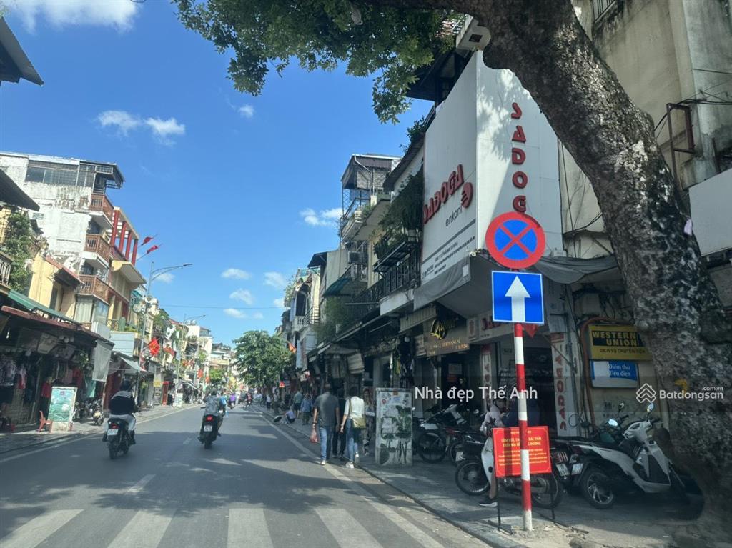 Thật 100%! viên kim cương xanh duy nhất! mặt phố hàng ngang, hàng đào 165m2, mt gần 6m, 412 tỷ