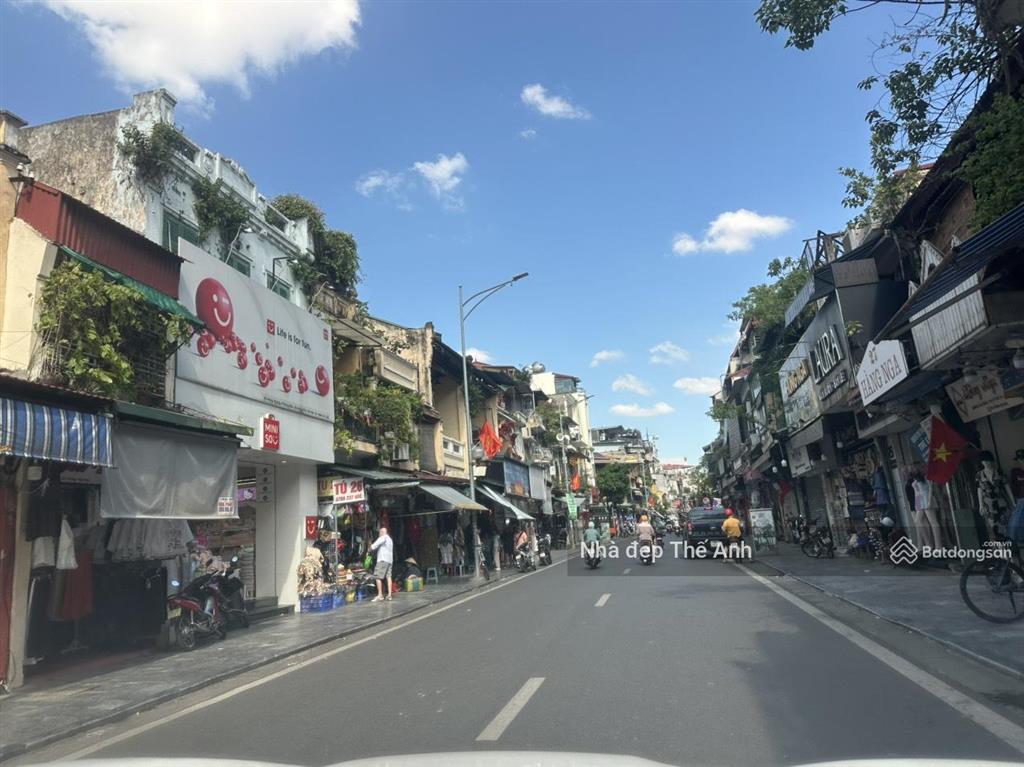 Thật 100%! viên kim cương xanh duy nhất! mặt phố hàng ngang, hàng đào 165m2, mt gần 6m, 412 tỷ