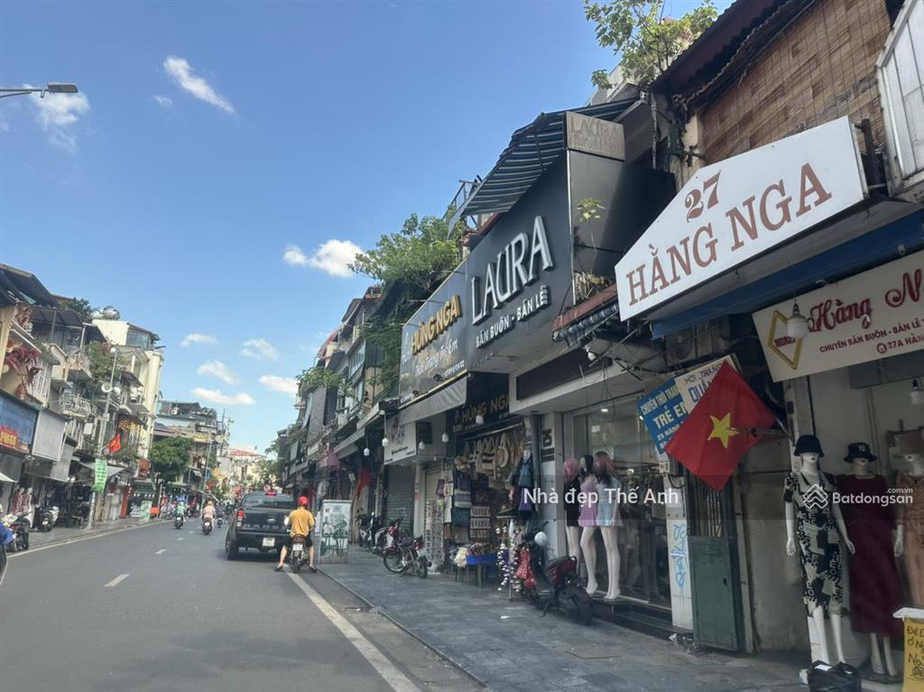 Thật 100%! viên kim cương xanh duy nhất! mặt phố hàng ngang, hàng đào 165m2, mt gần 6m, 412 tỷ