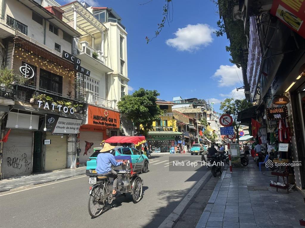 Thật 100%! viên kim cương xanh duy nhất! mặt phố hàng ngang, hàng đào 165m2, mt gần 6m, 412 tỷ