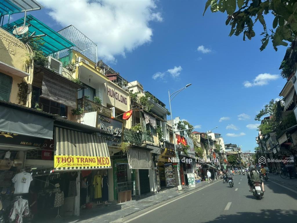 Thật 100%! viên kim cương xanh duy nhất! mặt phố hàng ngang, hàng đào 165m2, mt gần 6m, 412 tỷ