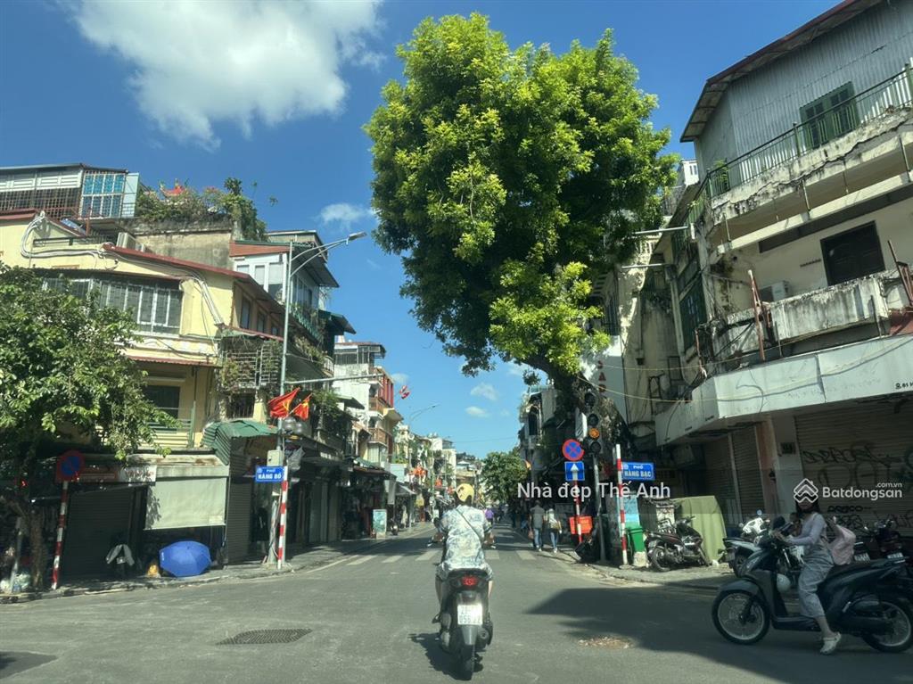 Thật 100%! viên kim cương xanh duy nhất! mặt phố hàng ngang, hàng đào 165m2, mt gần 6m, 412 tỷ