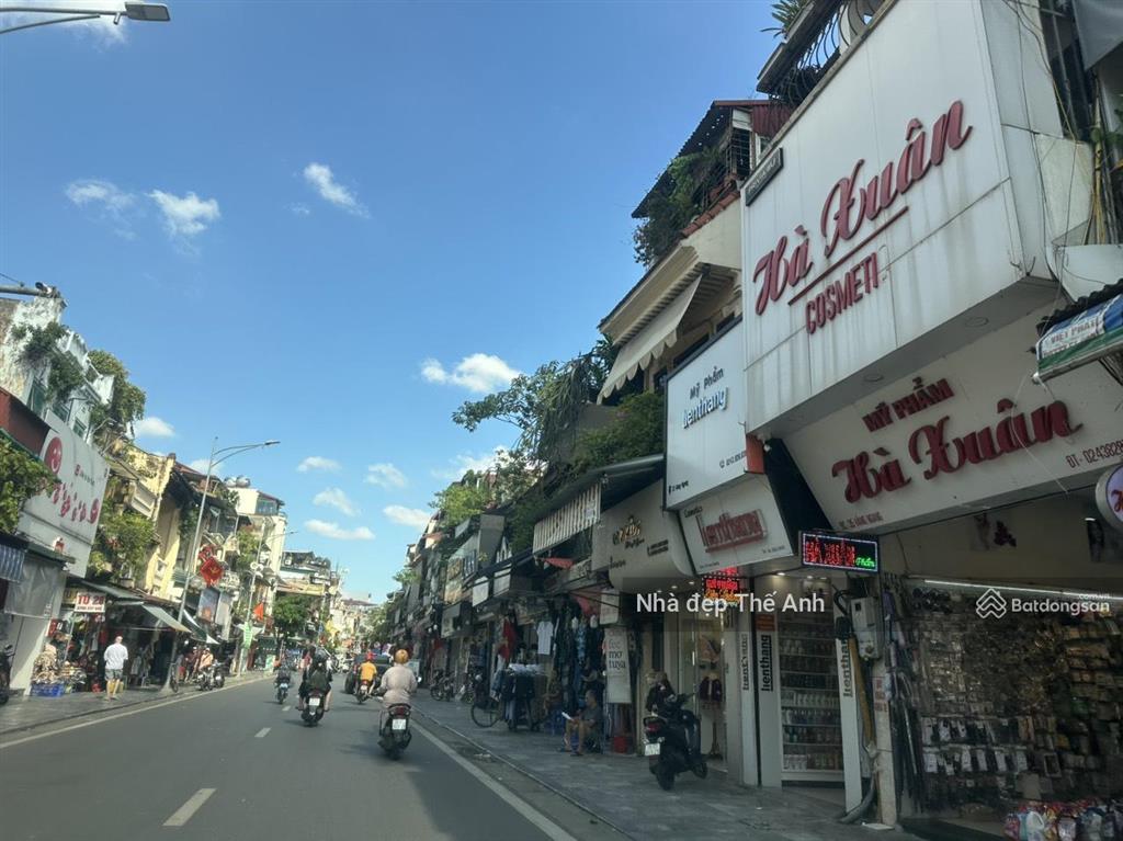 Thật 100%! viên kim cương xanh duy nhất! mặt phố hàng ngang, hàng đào 165m2, mt gần 6m, 412 tỷ