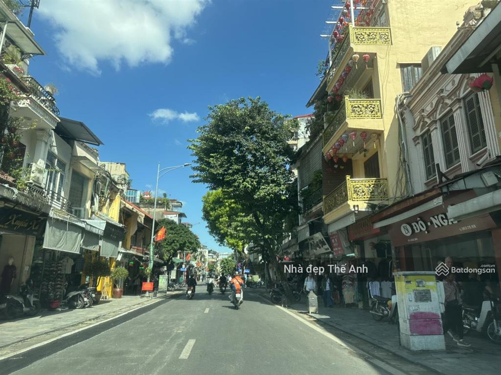 Thật 100%! viên kim cương xanh duy nhất! mặt phố hàng ngang, hàng đào 165m2, mt gần 6m, 412 tỷ