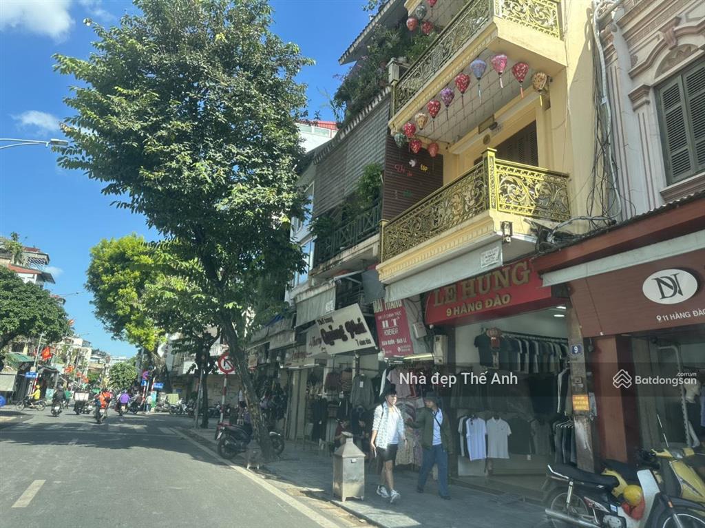 Thật 100%! viên kim cương xanh duy nhất! mặt phố hàng ngang, hàng đào 165m2, mt gần 6m, 412 tỷ