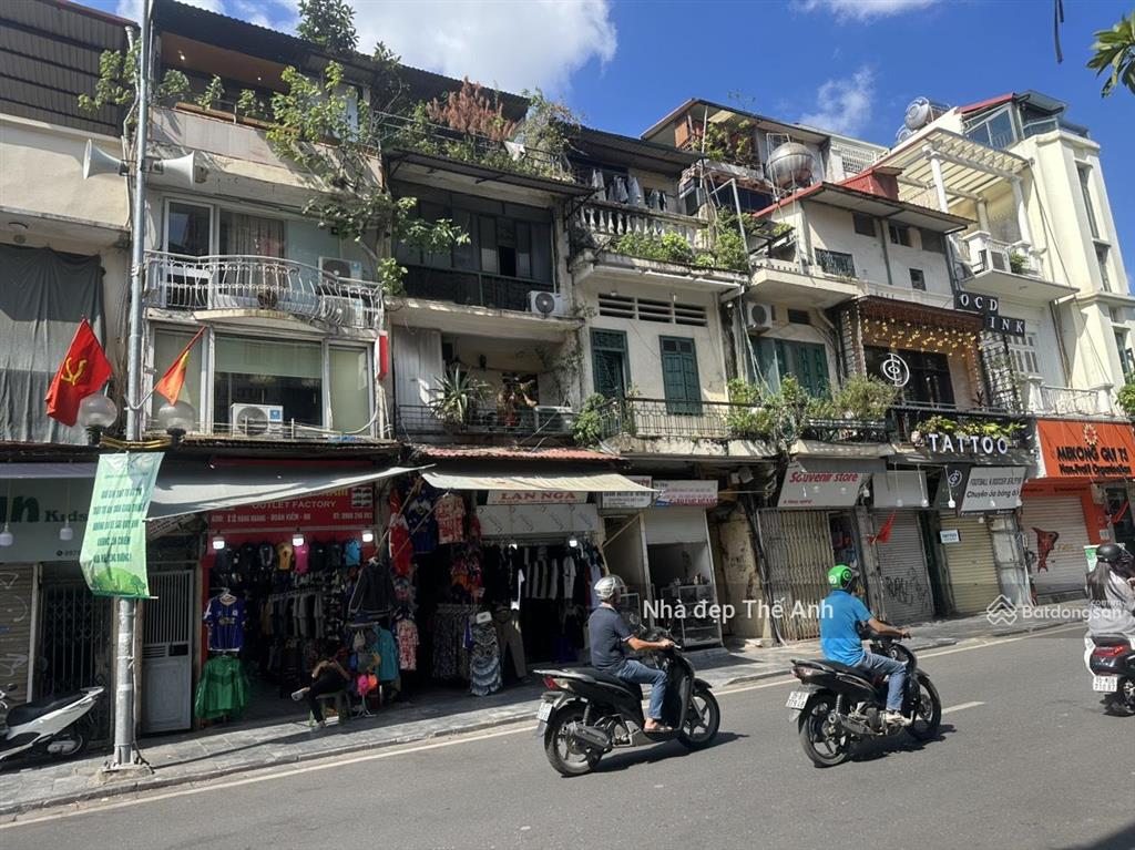 Thật 100%! viên kim cương xanh duy nhất! mặt phố hàng ngang, hàng đào 165m2, mt gần 6m, 412 tỷ