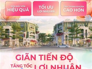 Sở hữu lô nhà phố 3,5 tầng khu đại lộ hoa trực diện công viên sunworld hà nam, sổ lâu