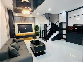 Hoàng hoa thám, lô góc 2 thoáng, 40m ra oto tránh, nhà mới nội thất hiện đại sân vườn rộng 54m2*4t