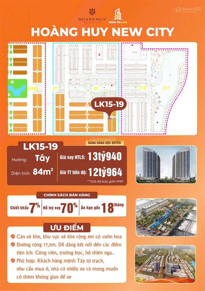 Cơ hội duy nhất chỉ từ 8,9 ỷ đã sở hữu shophouse tại phân khu vinh quang  hoàng huy new city