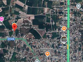 Lô góc 173m2 ngay ngã 4 chơn thành