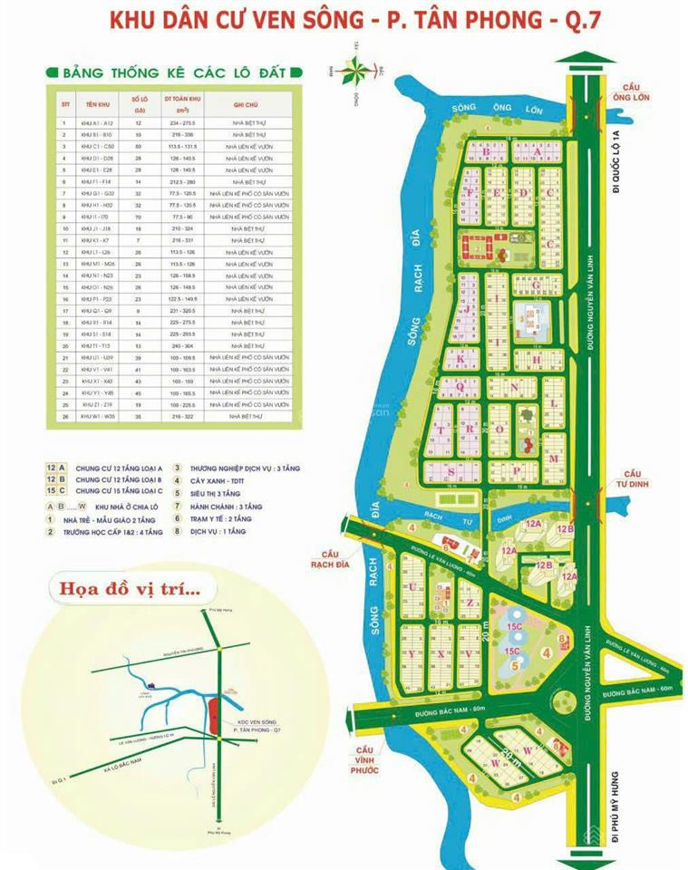 Cần bán gấp đất góc nhà phố mt đường 20m sadeco ven sông q7, dt 5x18m, giá 14 tỷ.  0909 127 ***