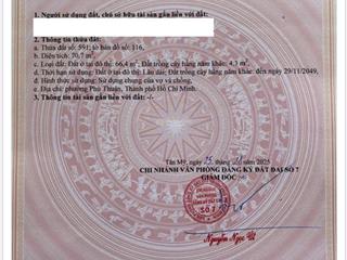 Chính chủ bán gấp đất huỳnh tấn phát, quận 7, giá ngộp 7.4 tỷ, sổ sẵn công chứng.  0909 127 ***