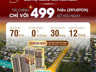 Sở hữu nhà đà nẵng chỉ từ 500trđ  căn hộ cora tower  trái tim hoà xuân