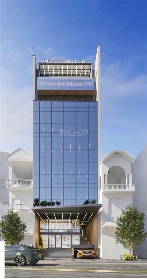 Siêu phẩm toà văn phòng cầu giấy 125m2 mt 8.5m  8 tầng có hầm dòng tiền 2 tỷ/năm giá 87 tỷ