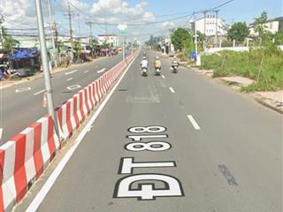 Bán đất mặt tiền đường đt818 diện tích 1.856 m2 sau lưng kcn long hậu  hòa bình, gần quốc lộ 1a