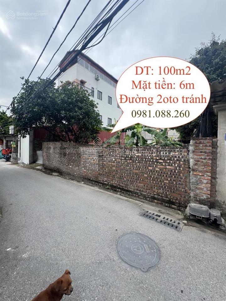 Hot 100m2 tại gia lâm đường oto tránh, mặt tiền 6m
