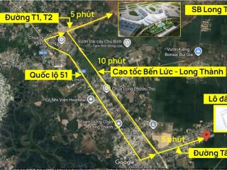Chính chủ bán lô đất đẹp tại tân hiệp, 2 mặt tiền sát sb long thành, 519m2, 6.6 tỷ