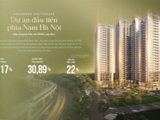 Siêu phẩm trục vàng duy nhất căn hộ 2pn đẹp nhất dự án greenera southmark chính thức tái xuất